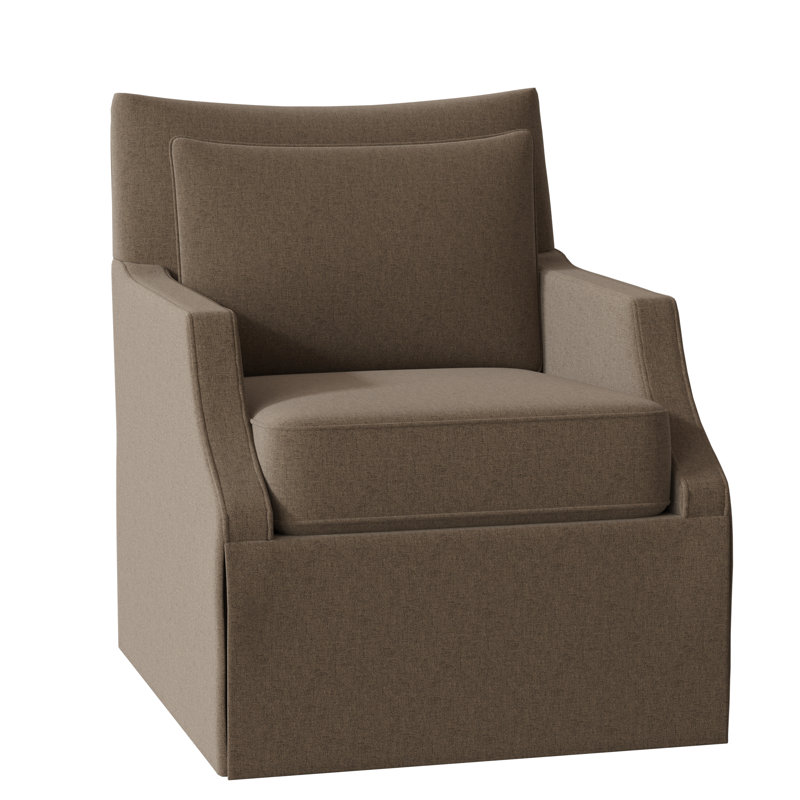 Fauteuil l 29 po Holly, 8789 100% polyester écorce, Amande chamois