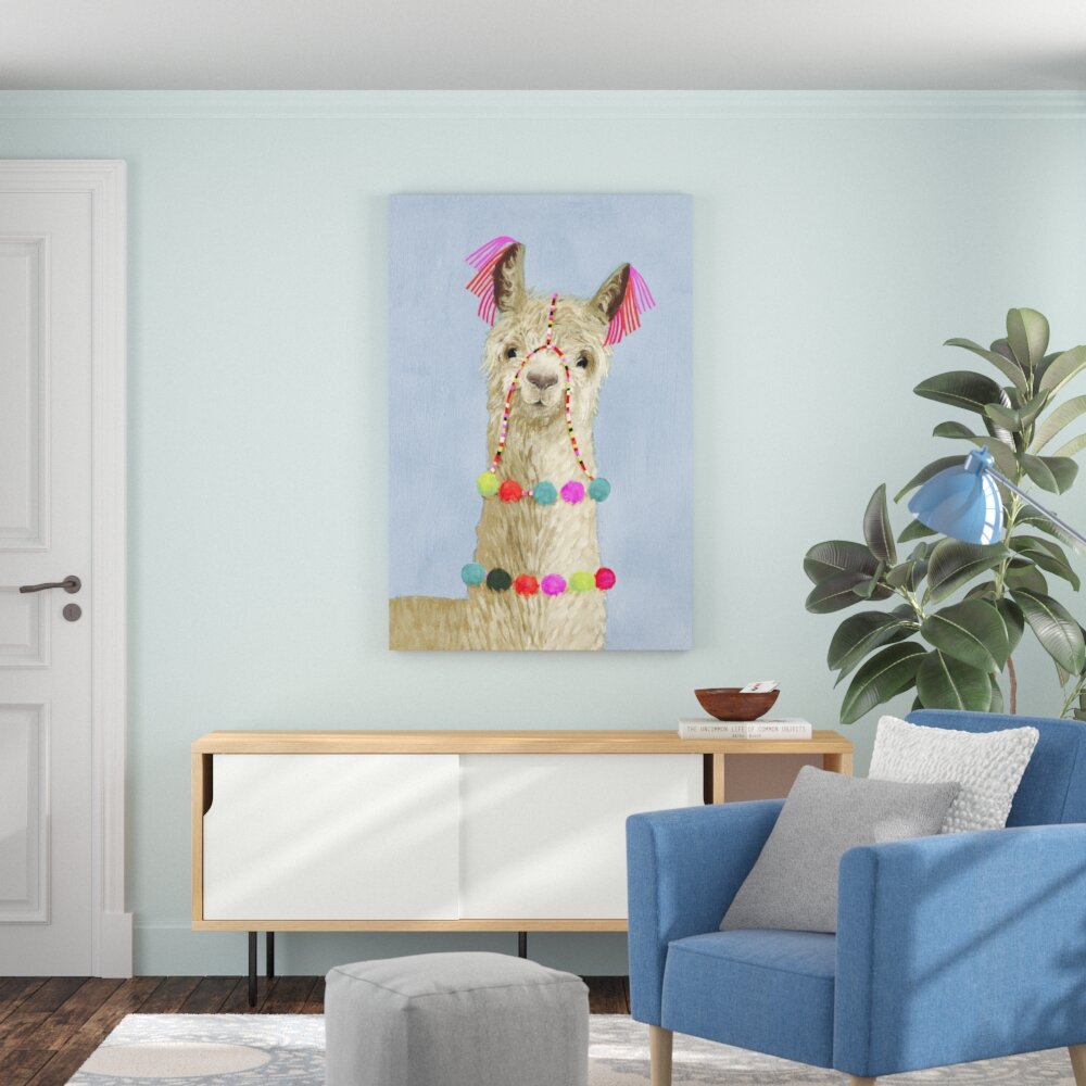 Leinwandbild Adorned Llama III von Victoria Borges