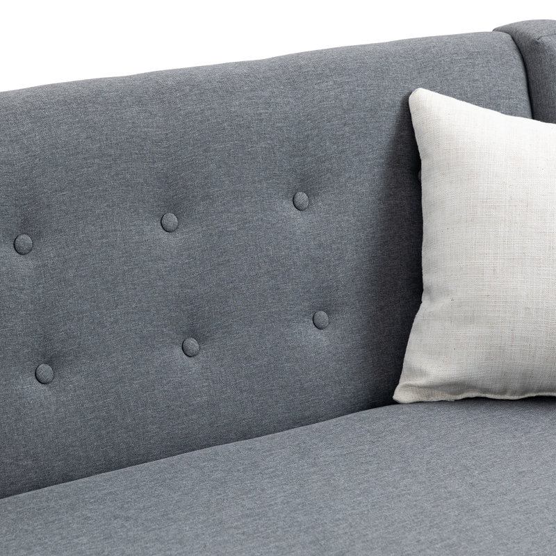 Ensemble de salon inclinable 3 pièces Stephanny, Gris