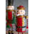  Painted Metal Nutcrackers – Festive Christmas Figures, Set of Three