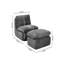 Fauteuil à compression complète avec repose-pieds pivotant Liyasi-673205020