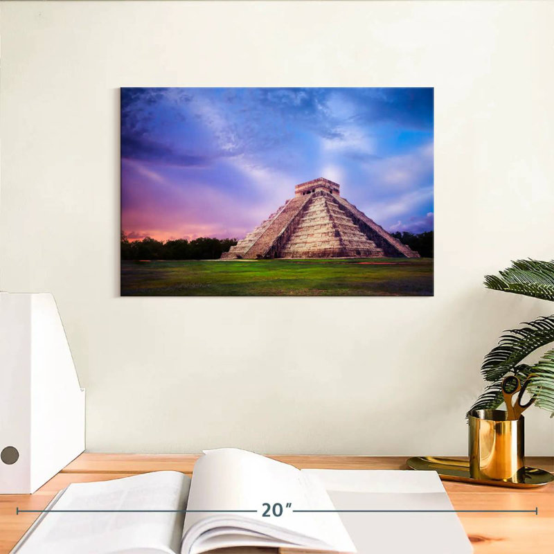Temple Adella de Kukulkan, H 8 po x l 12 po