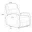 Ensemble de deux fauteuils inclinables électriques