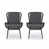 Gray Cushion/Black Frame selected