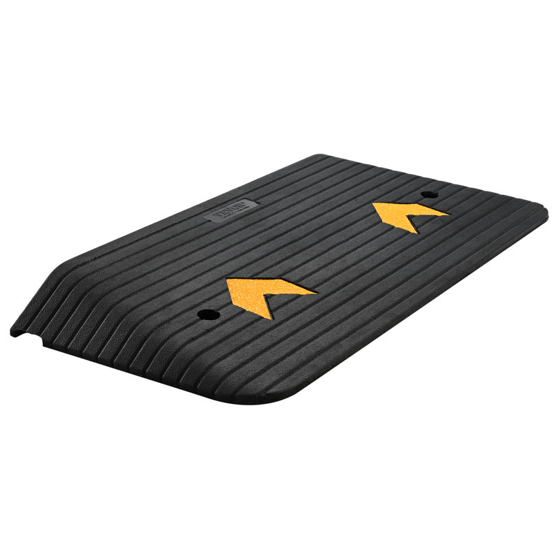 VEVOR Rubber Threshold Ramp, 3" H x 18" W x 35.5" L