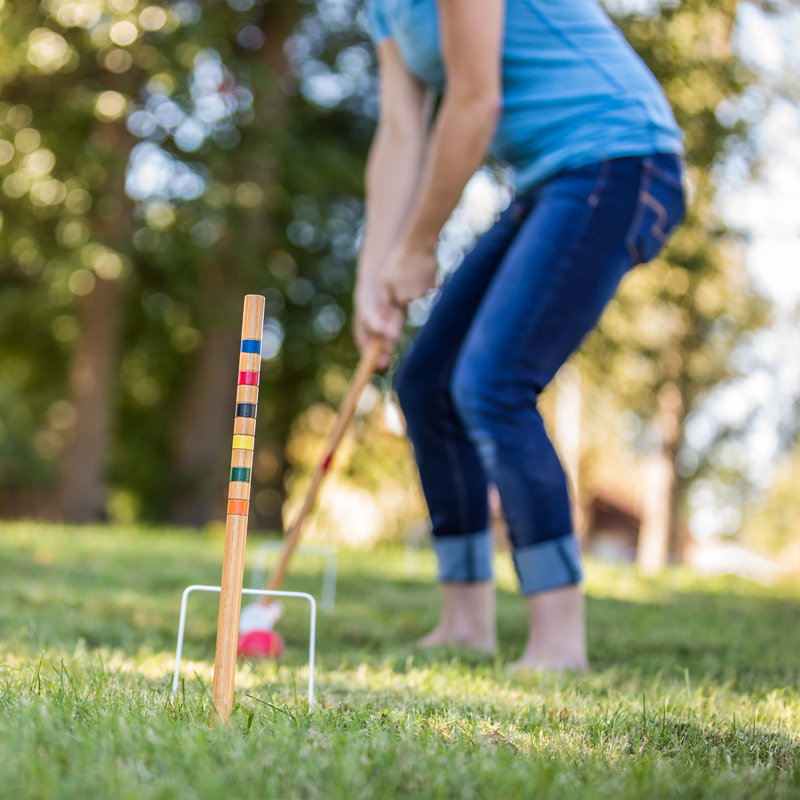 6 Player Croquet Set with Carrying Case