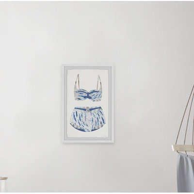«Dolphin Swimsuit» par Parvez Taj - peinture encadrée