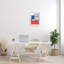 " Abstract Geometric Red Blue Blocks Bold Lines "-59974883-59974884