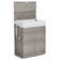 Wicker Laundry Hamper with Lid, 90L/110L Storage Capacity Wicker Clothes Basket with Handle and Removeable Liner