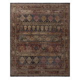 Distressed Homage Hand Knotted Wool Area Rug