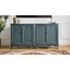 Armoire d'appoint en bois massif à 2 portes avec assemblage simple Arshawn-59681821
