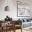 2-Light Matte Brass Convertible Chandelier with Cream Rattan and Bamboo Shade