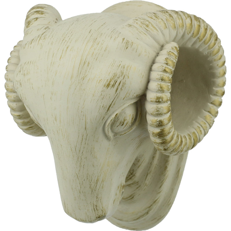 Applique à rideaux en tête de rideau Herakleios, Beige