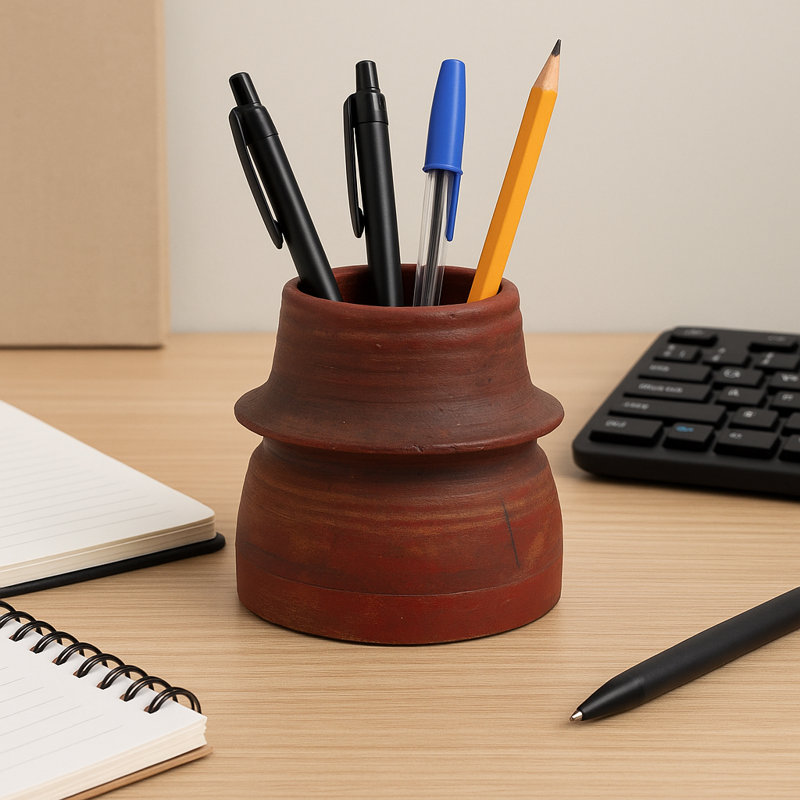Fabdivine Timeless Wooden Vase for Modern Décor