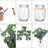 10-piece Eucalyptus Mason Jar Flower Centerpiece Set