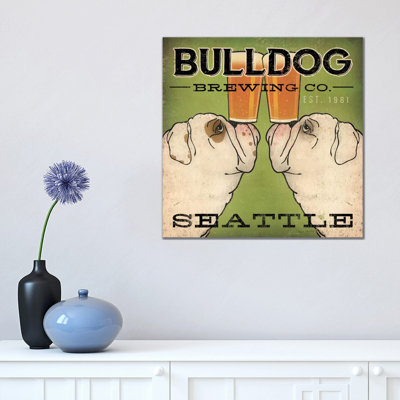Bulldog Brewing Co. by Ryan Fowler - Wrapped Canvas Painting