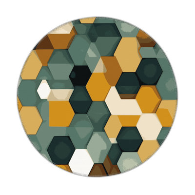 Earthy Patterns Indoor And Outdoor Area Rug