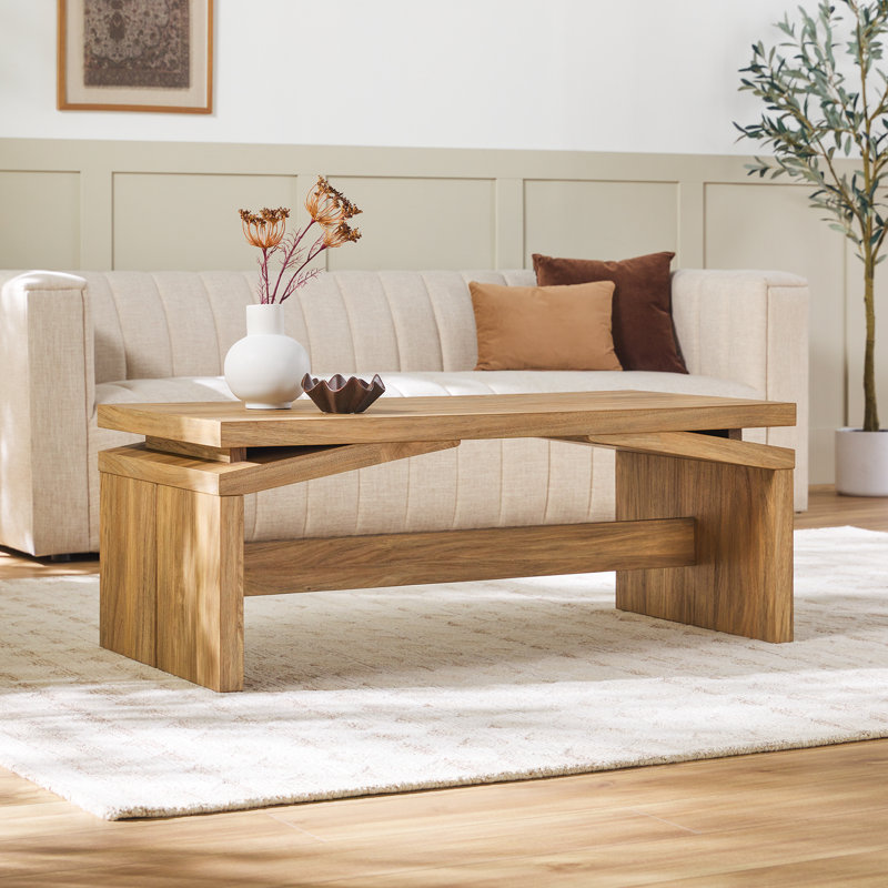 Table basse Bateson, Chêne héritage