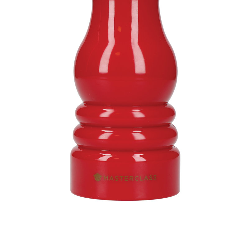 MasterClass Salt and Pepper Mill Set, Set of 2, Red
