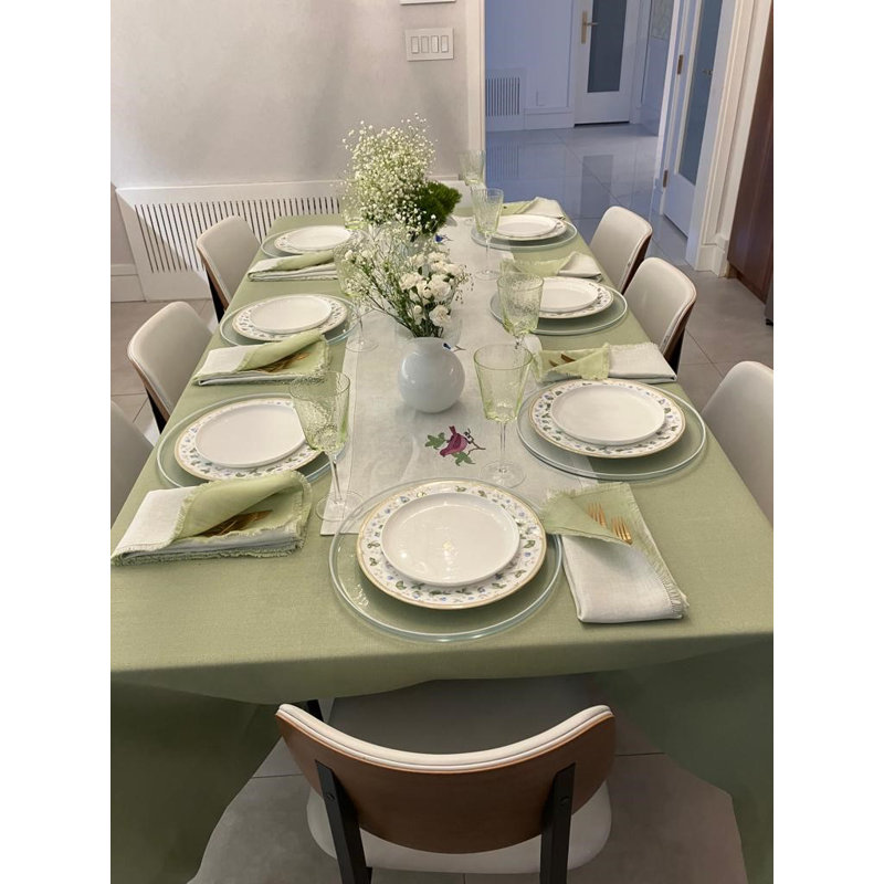 Ensemble de 6 verres verts martelés, 10 oz