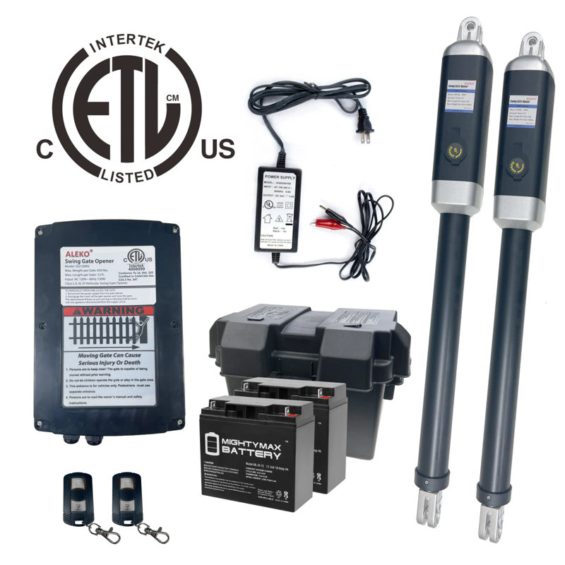 Dual Swing Gate Operator - GG900/AS900 AC/DC - ETL Listed - Back-up Kit ACC2