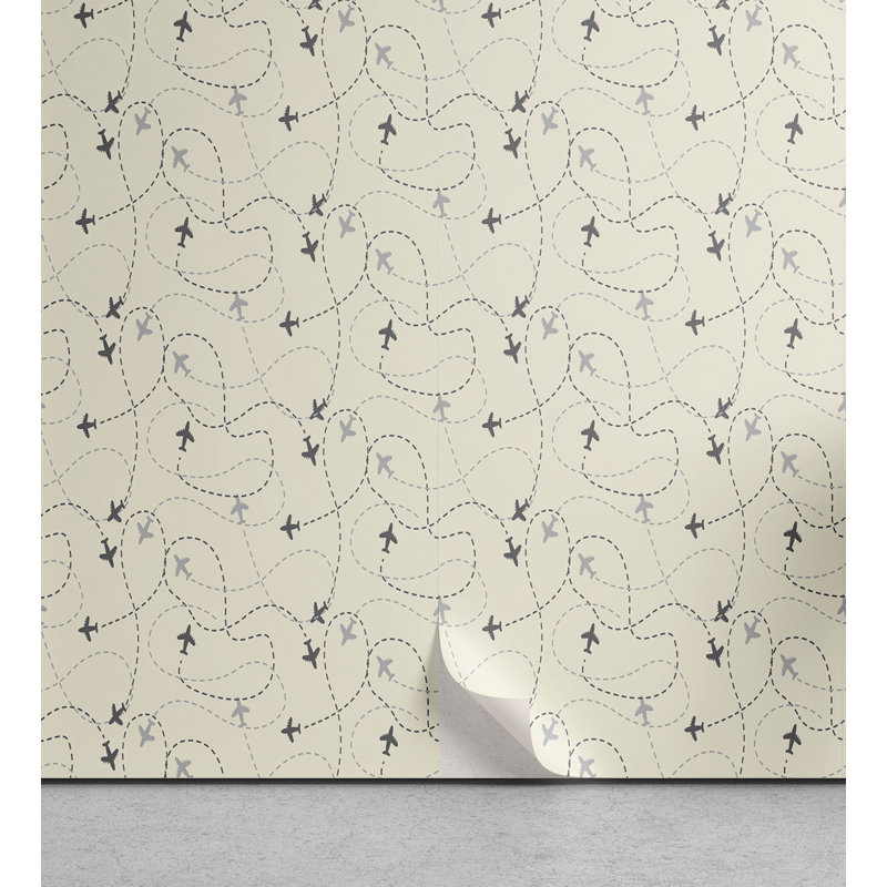Rouleau de papier peint adhésif Hildeberto, L 13 po x L 100 po