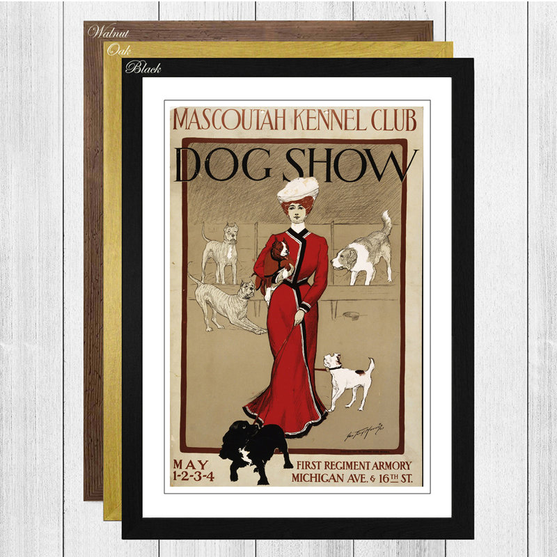 Single Picture Frame Print, Oak