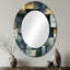 Tecumseth - Miroir mural moderne ovale-547315070