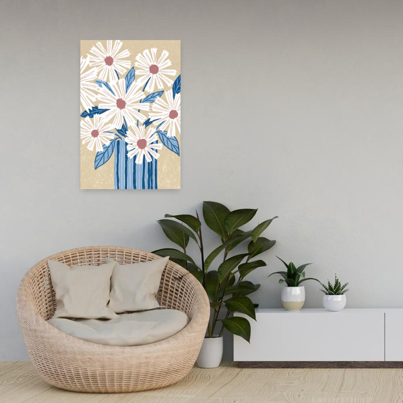 Contemporary Art Abstract Contemporary Wall Art by Melloi Art Prints - Wrapped Canvas Print, 60.96 cm H x 40.64 cm W