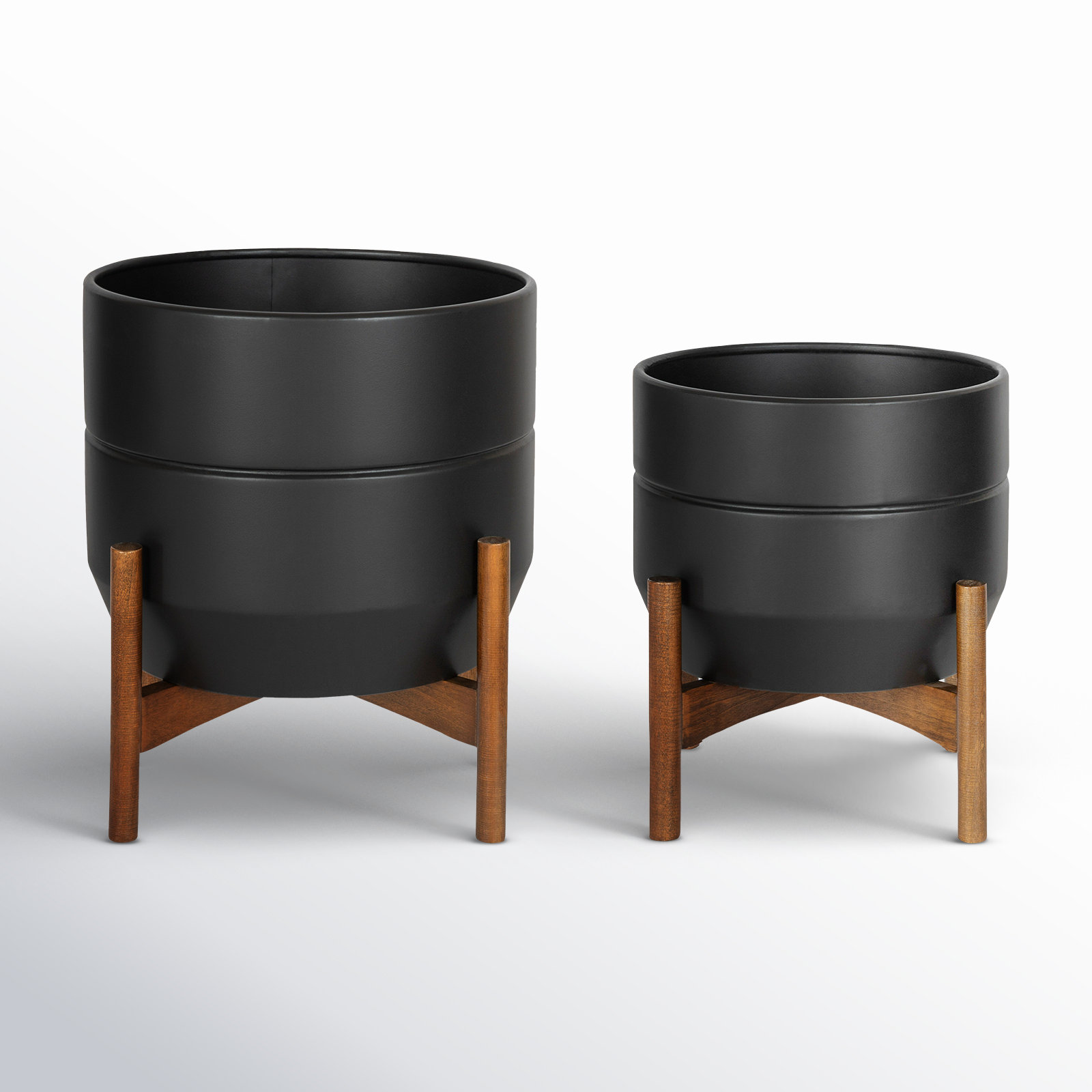 Delarosa Metal Pot Planter - Set of 2