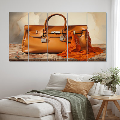 Impression sur toile 5 pièces Minimalim Brown