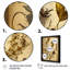 Impression sur toile «Dried Vintage Wildflowers I - Abstract Botanicals»-1602634060-1602634061