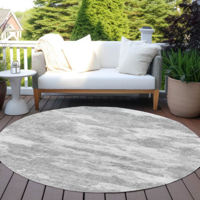 Tapis d'intérieur / extérieur gris Pyelle