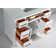 Surina 60'' Single Bathroom Vanity with Engineered Marble Top with Mirror