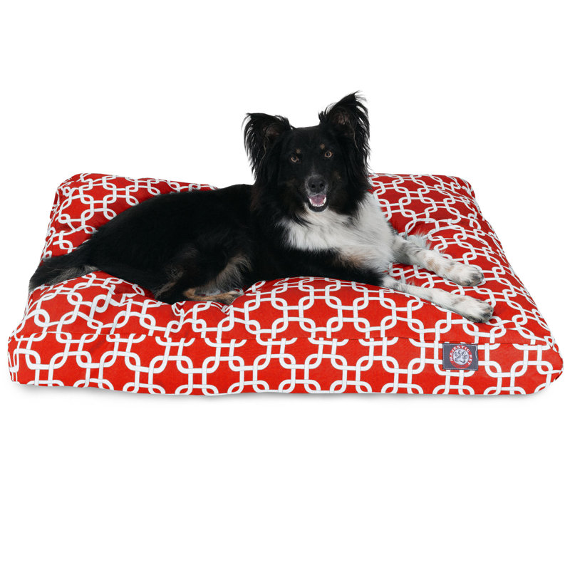 Coussin Links Orthopedic, Rouge, Moyen (l 29 po x P 36 po x H 5 po) ;