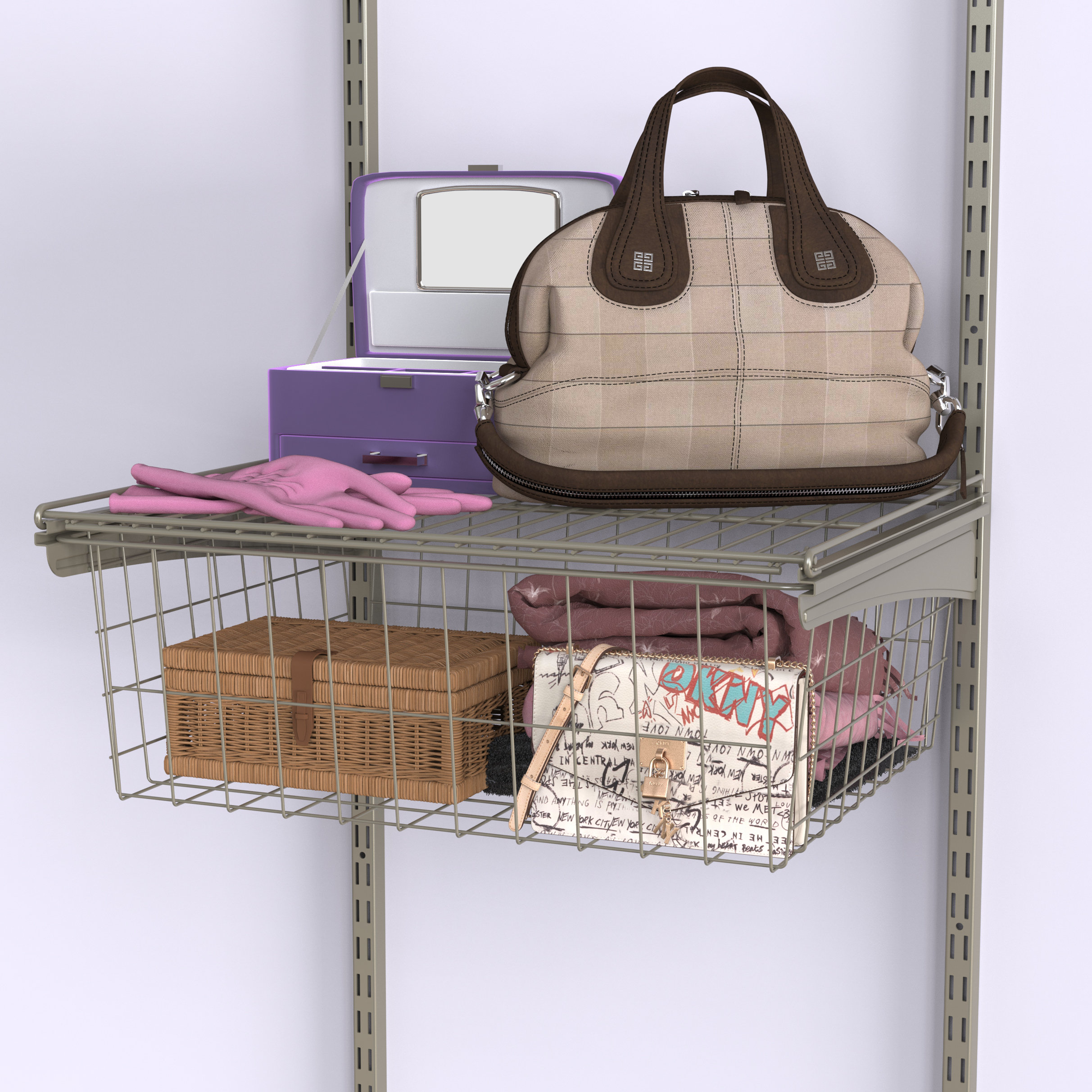 ClosetMaid ShelfTrack Wire Basket Add-On Drawer - Wayfair Canada