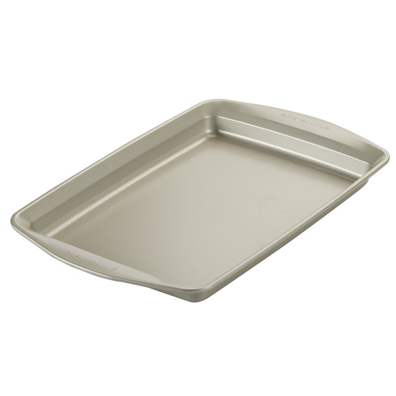 Silver Nonstick Steel 3-Piece Cookie Pan Set