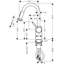 Talis S Pull Down Single Handle Kitchen Faucet-89283734