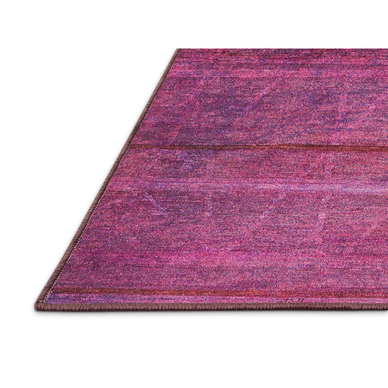 Tapis marocain tissé à la machine Alsexander, Rectangle 6 pi x 9 pi