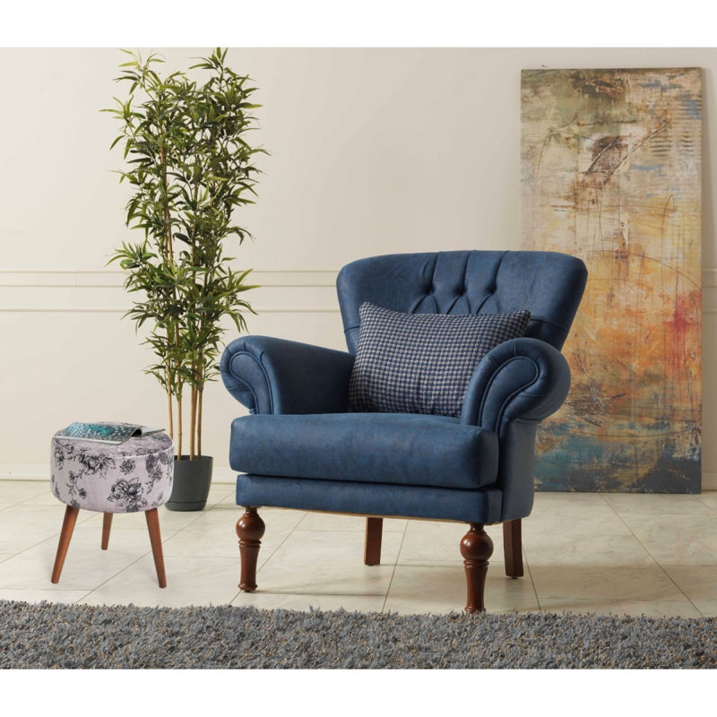 Repose-pieds Flora 107 gris ivoire