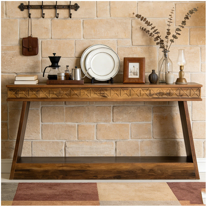 Two-Tiered Sofa Table,Versatile Entryway Table,Console Table