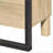 Oak &amp; Rustic Industrial 2-Drawer Bedroom Nightstand