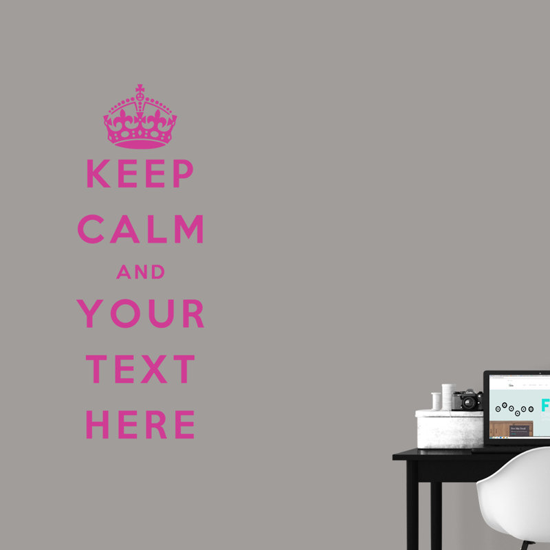 Wall Decal, Hot Pink, Yes
