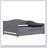 Upholstered Daybed With Light And Trundle-1089533781