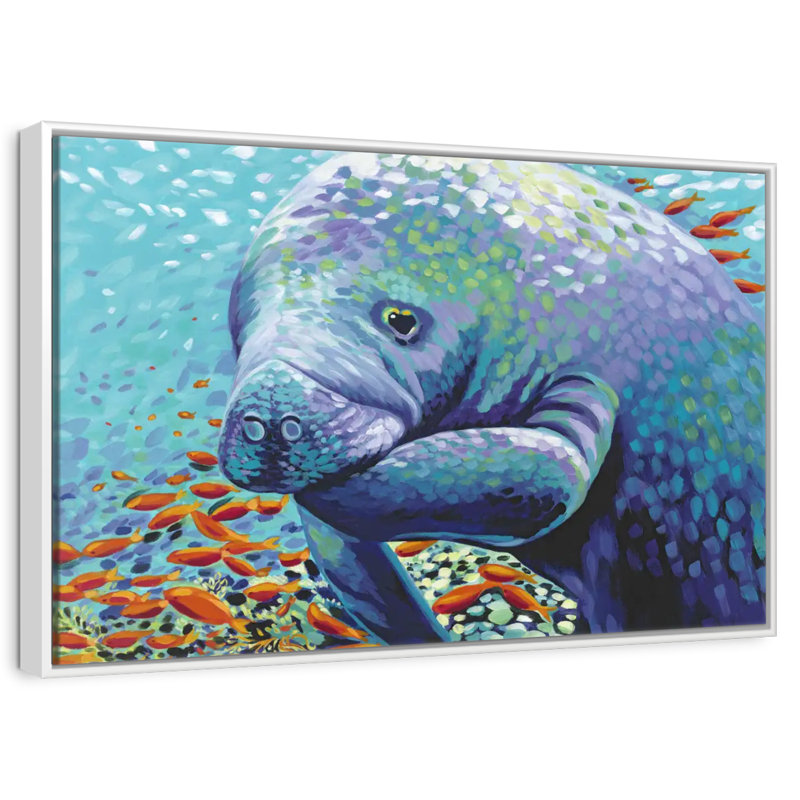 Sea Sweetheart II, Floating Frame White, 43" X 29"