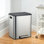 30 Liter / 8 Gallon Rectangular Hands-Free Dual Compartment Recycling Kitchen Step Trash Can