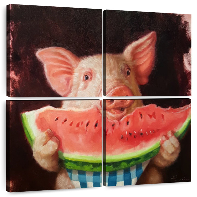 Ketti Witty Vegetables I, 32" H x 32" W