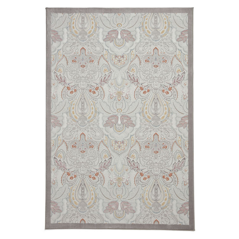 Laurence Llewelyn-Bowen Cathkin Damask Rug, Rectangle 200cm x 290cm