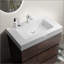Meuble-lavabo autoportant avec grand lavabo et rangement
