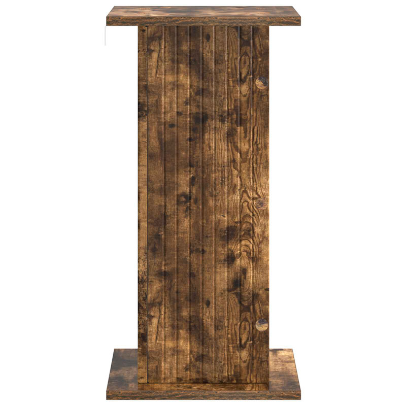 Plant Stand, Smoked Oak, 60.5cm H x 30.5cm W x 30cm D